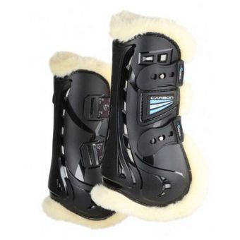 Carbon Fleece Tendon Tendon Boots Black