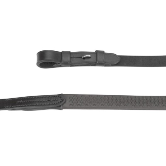 Rubber Reins Gara Soft Grip Black