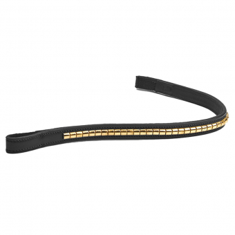 Headband Clinker Black/Brass 