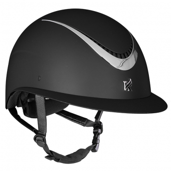 Riding Helmet Elisa Ellipse Matte Black/Silver 