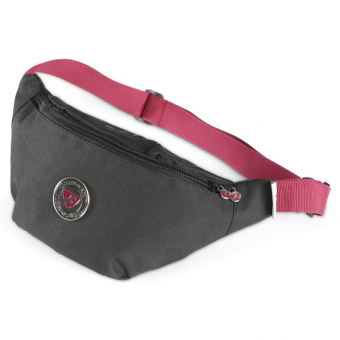 Waist Bag Dark Grey/Pink