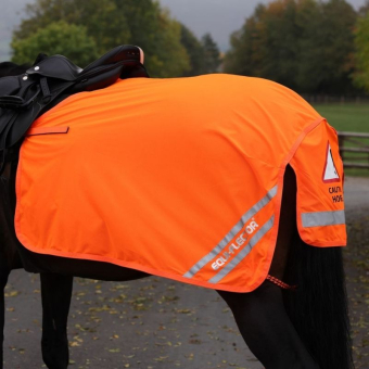 Quarter Rug Mesh Reflective Orange