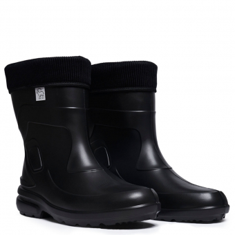Rubber Boots with Removable Lining Lisa Black