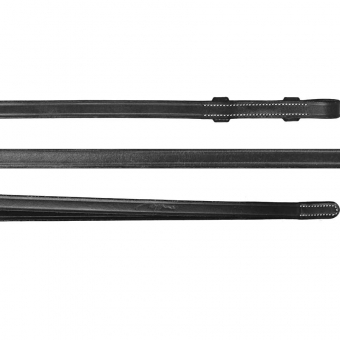 Leather Reins WC Black