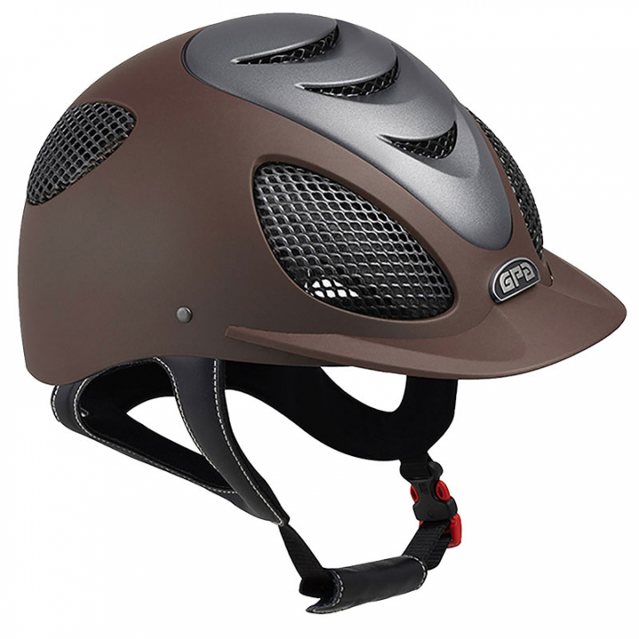 Speed Air 2X Brown/Titanium in the group Riding Equipment / Riding Helmets / Standard Visor Riding Helmets at Equinest (speedair2x_BT_r)