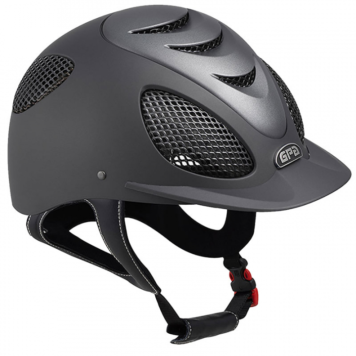Speed Air 2X Grey/Titanium in the group Riding Equipment / Riding Helmets / Standard Visor Riding Helmets at Equinest (speedair2x_GT_r)