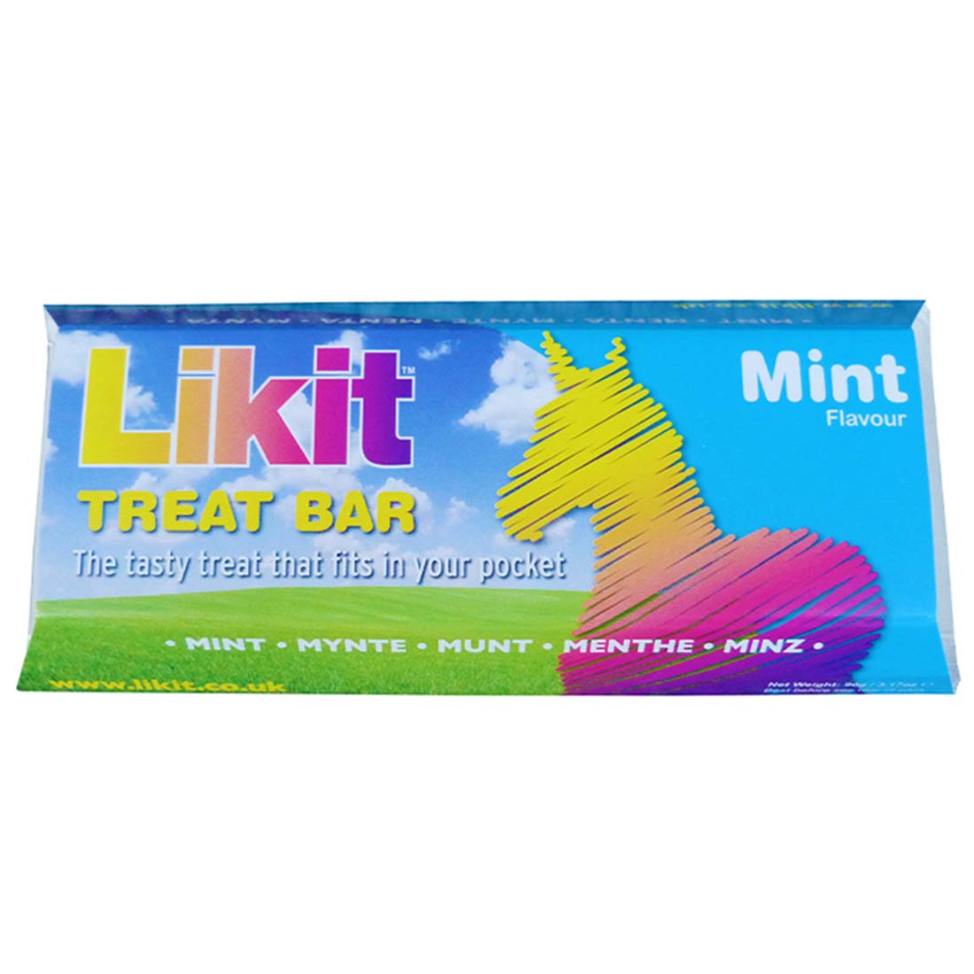 LikIt Horse Treat Bar Mint 90g → Equinest