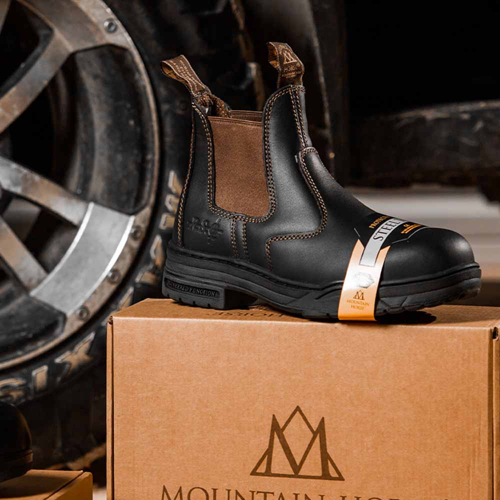 Jodhpur Protective Steel Toe Black/Brown