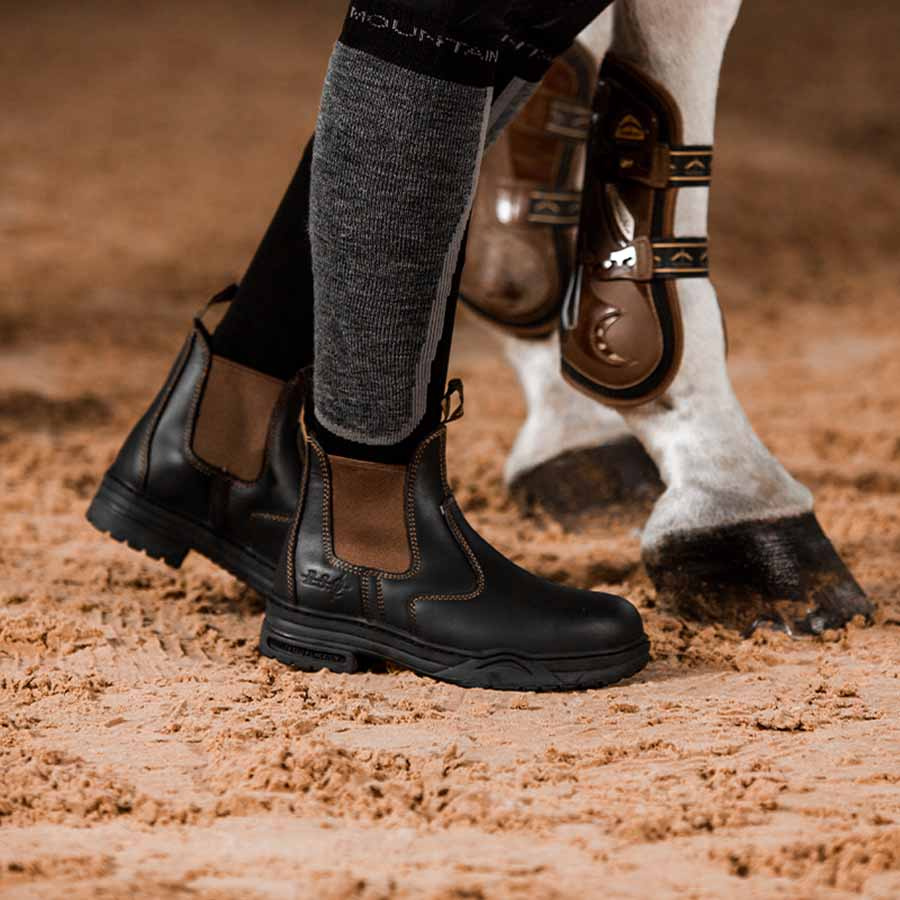 Jodhpur Protective Steel Toe Black/Brown