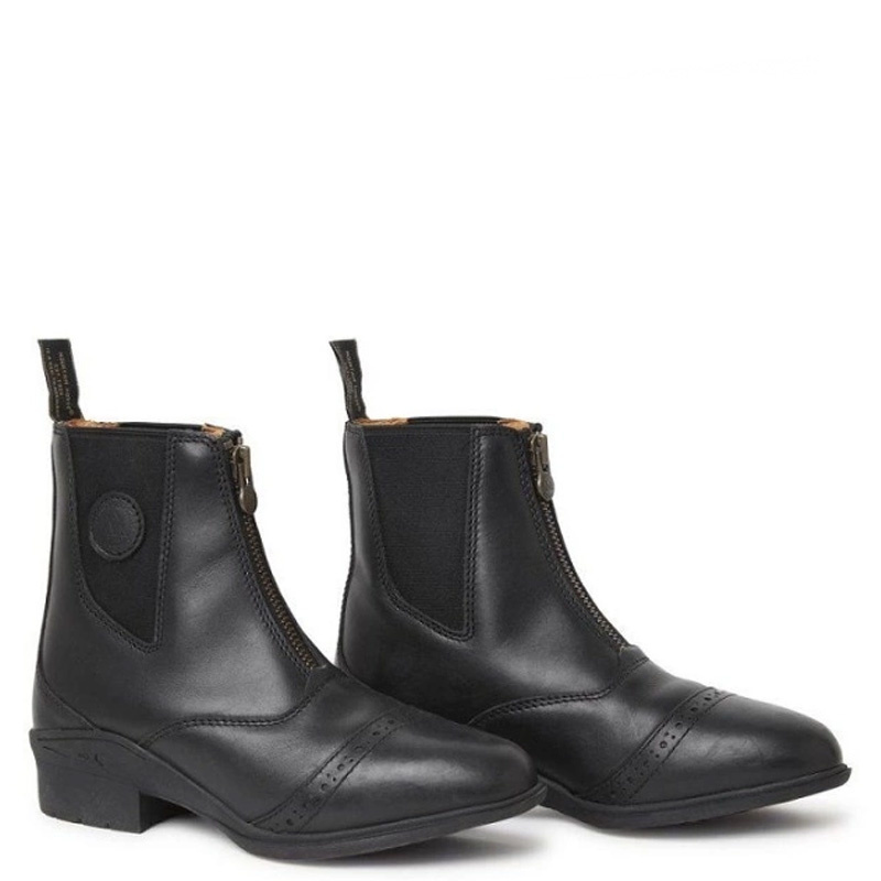 Aurora Front Zip Paddock Black