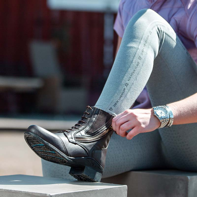 Jodhpur Boots Veganza Side Zip Paddock Brown 