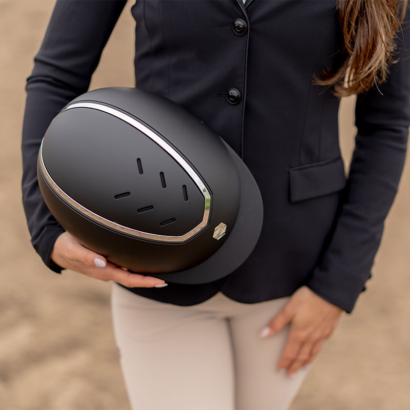 Riding Helmet Kylo Matte Black/Silver 