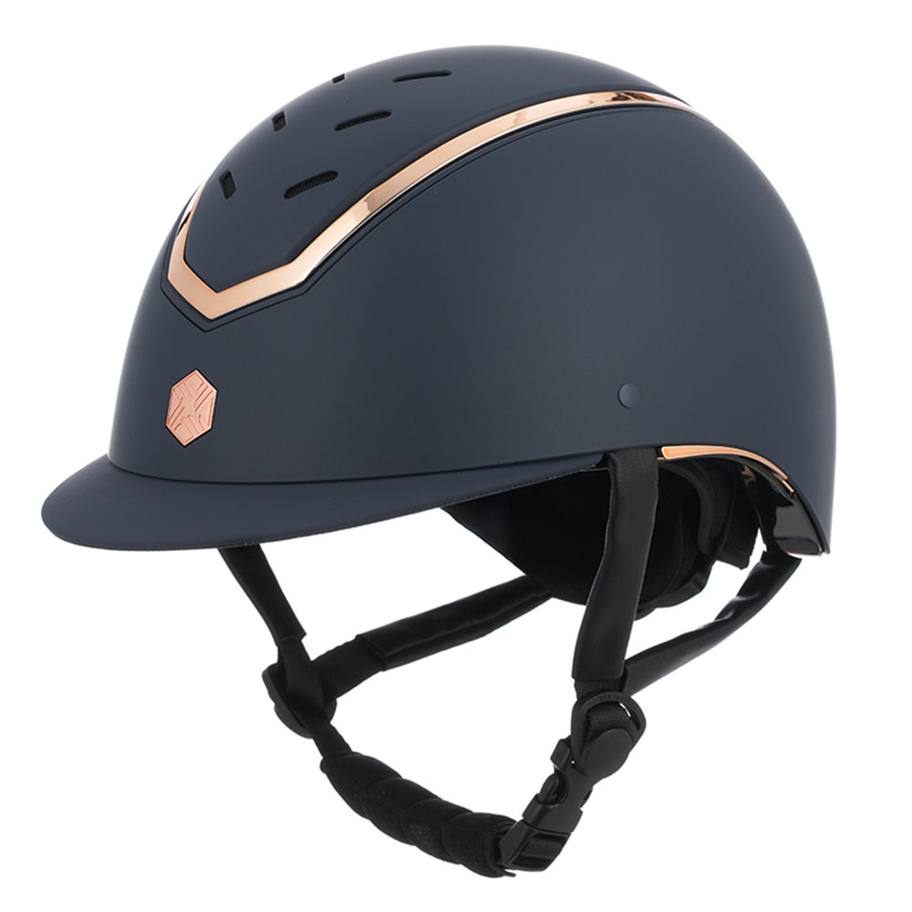 Riding Helmet Kylo Matte Navy/Rose Gold