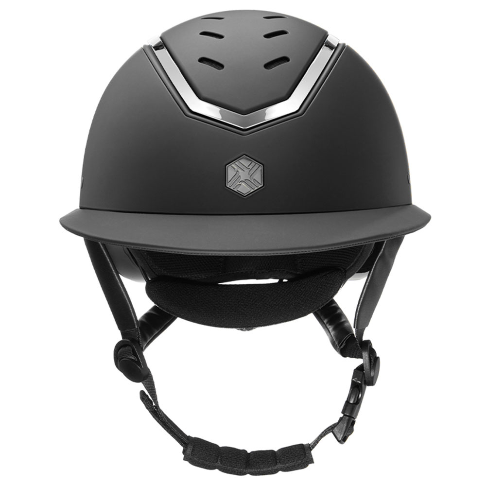 Riding Helmet Kylo Matte Wide Peak Black/Silver 