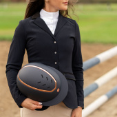 Riding Helmet Kylo Matte Wide Peak Navy/Rose Gold Riding Helmet Kylo Matte Wide Peak Navy/Rose Gold