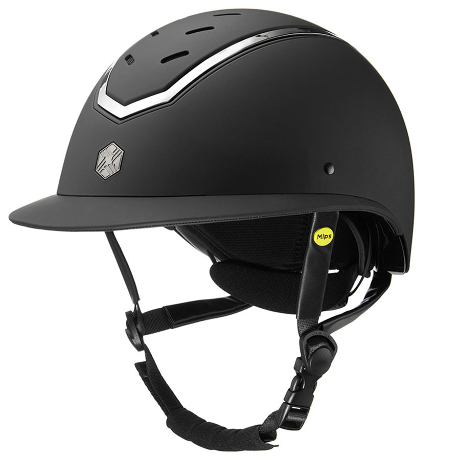 Riding Helmet MIPS Kylo Matte Wide Peak Black/Silver 