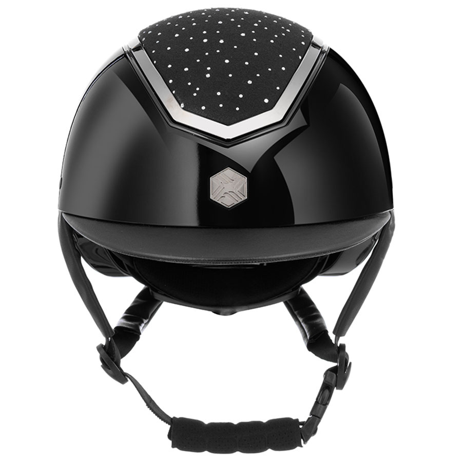 Riding Helmet Kylo Gloss Crystal Black/Chrome