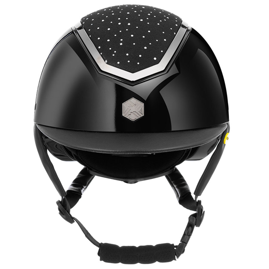 Riding Helmet MIPS Kylo Gloss Crystal Black/Chrome