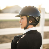 Riding Helmet MIPS Kylo Gloss Crystal Black/Chrome Riding Helmet MIPS Kylo Gloss Crystal Black/Chrome