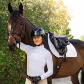 Riding Helmet MIPS Kylo Gloss Crystal Black/Chrome Riding Helmet MIPS Kylo Gloss Crystal Black/Chrome