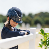 Riding Helmet MIPS Kylo Gloss Crystal Navy/Brown Riding Helmet MIPS Kylo Gloss Crystal Navy/Brown