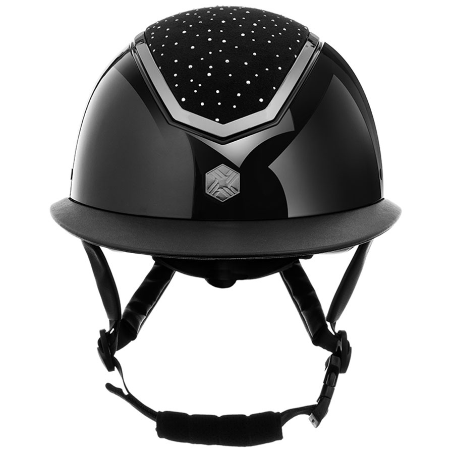 Riding Helmet MIPS Kylo Gloss Wide Peak Crystal Black/Chrome