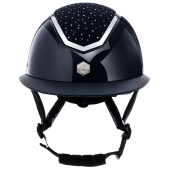 Riding Helmet MIPS Kylo Gloss Wide Peak Crystal Navy/Brown Riding Helmet MIPS Kylo Gloss Wide Peak Crystal Navy/Brown