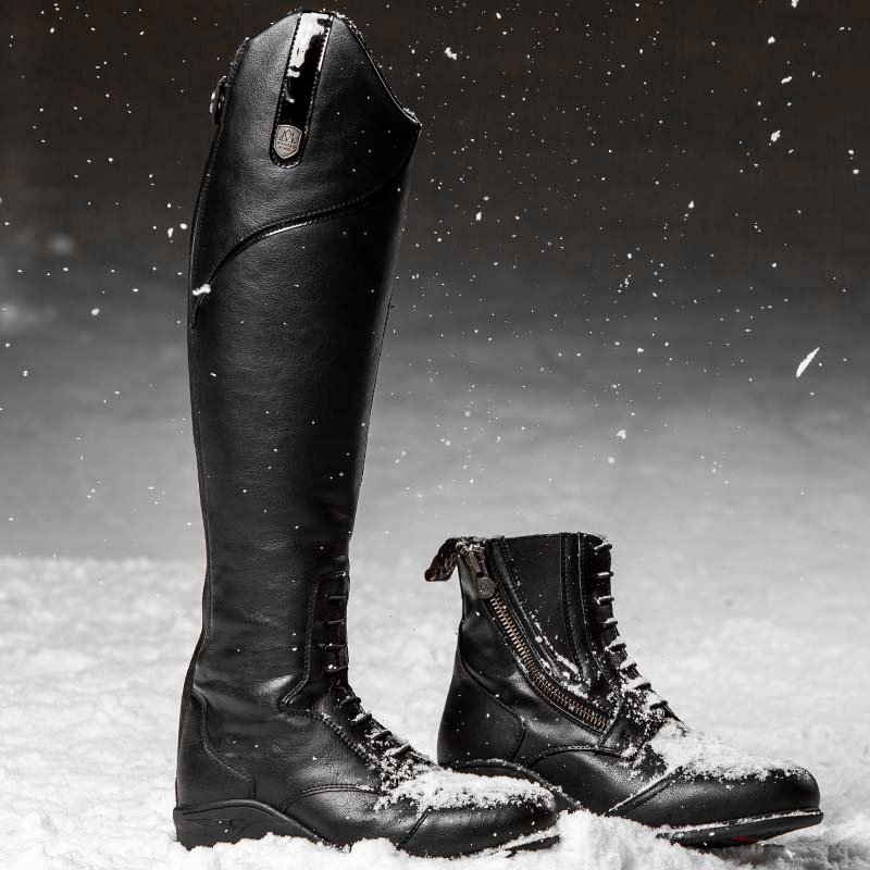 Winter Riding Boots Veganza Winter Black