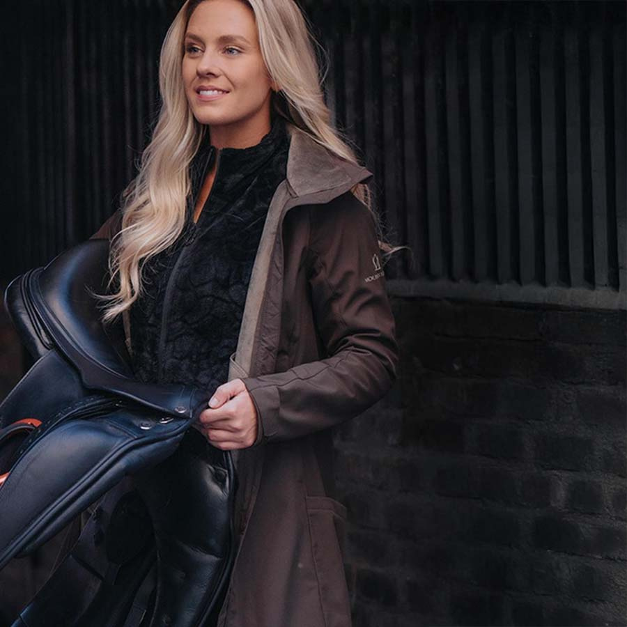 Riding Parka Stella Softshell Brown