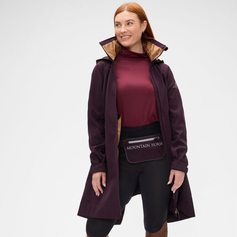 Riding Parka Stella Softshell Dark Bordeaux