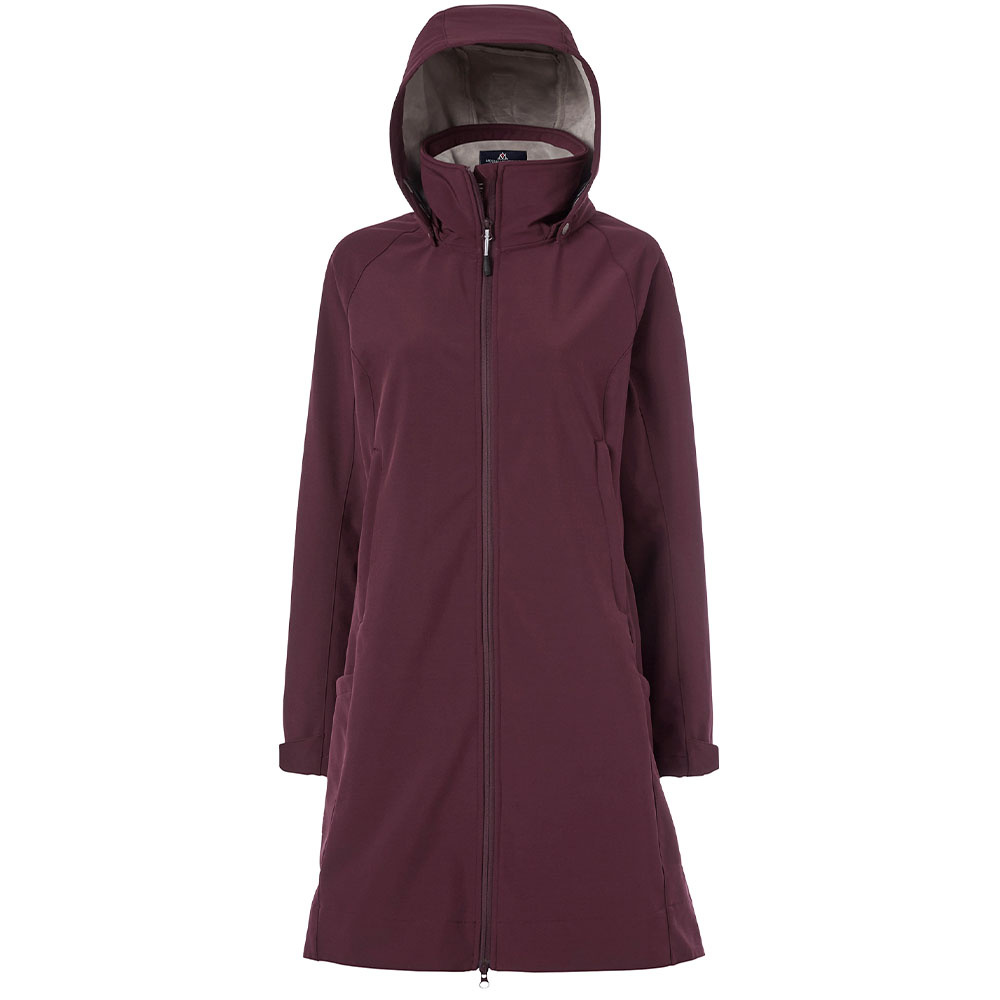 Riding Coat Stella Softshell Parka Burgundy