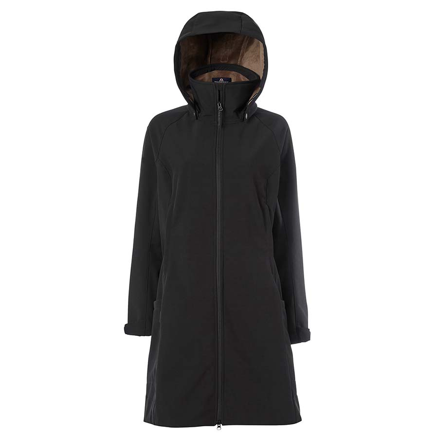 Riding Coat Stella Softshell Parka Black