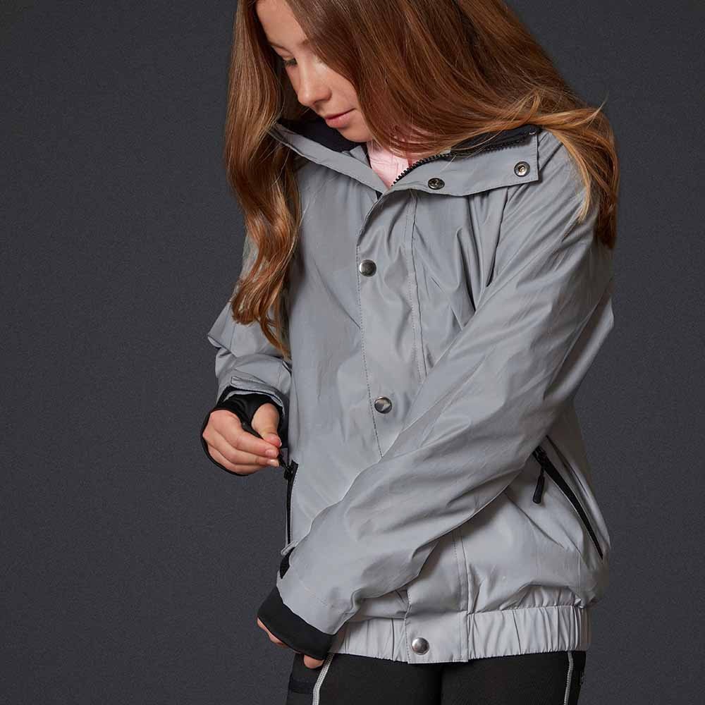 Riding Jacket Flash Jr Silver