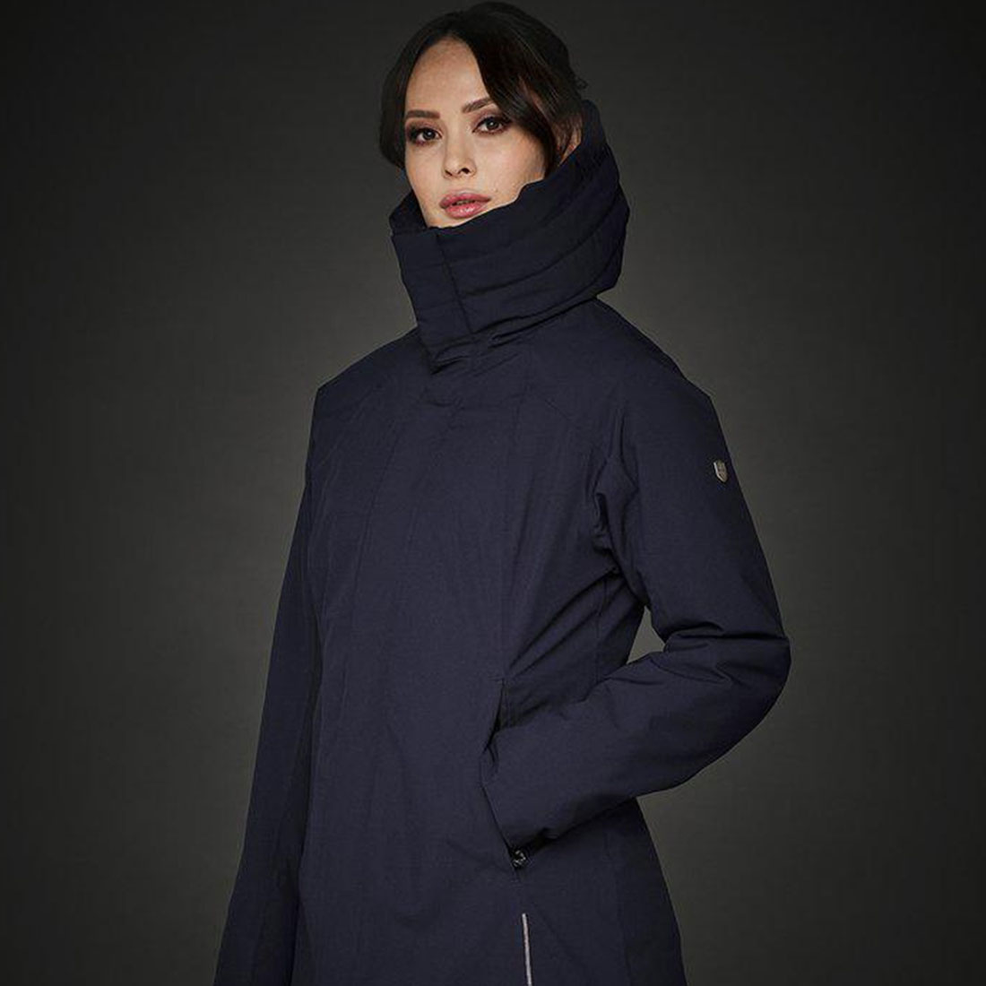 Riding Parka Alicia Navy Blue