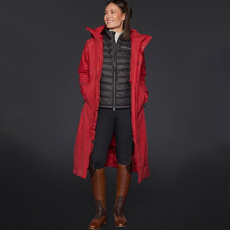 Riding Coat Felicia Padded Red