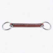 Leather bit with loose rings 145 mm