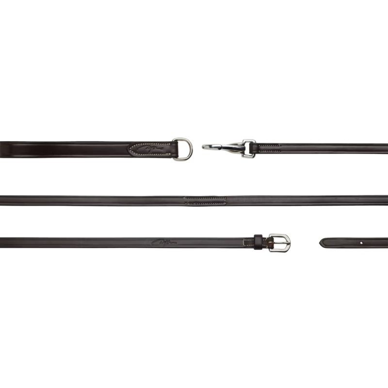 Draw Reins 13mm Working Collection Brown