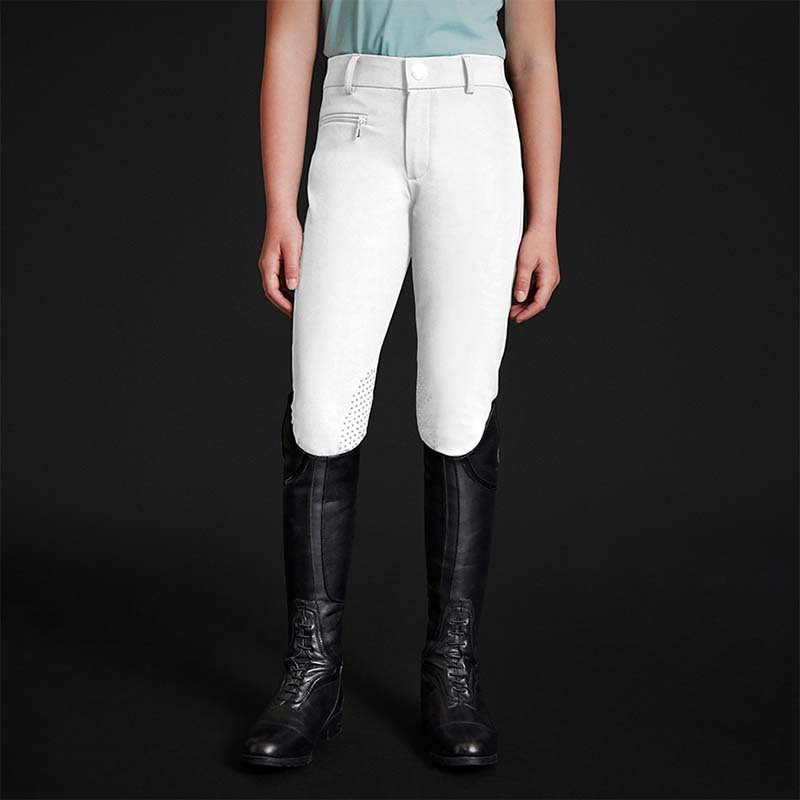 Children's Riding Breeches Crown White