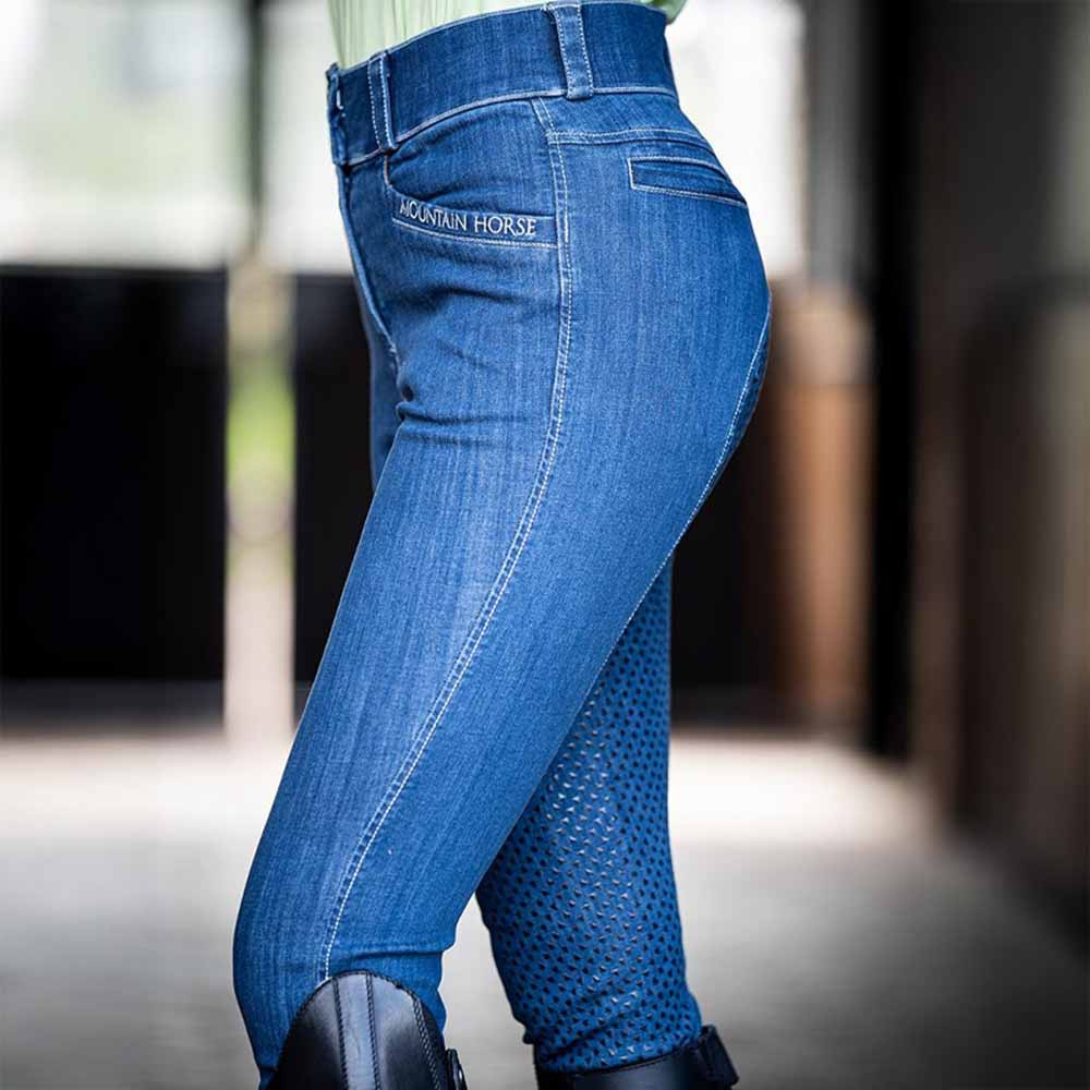 Riding Breeches Dream Denim Full Seat Blue