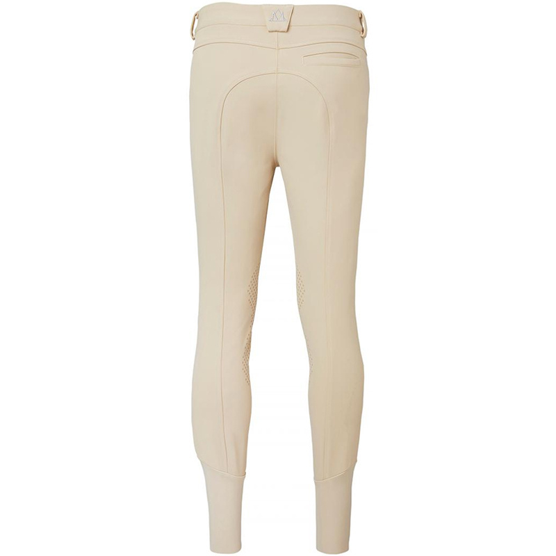 Men's Riding Breeches Edward Knee Grip Beige