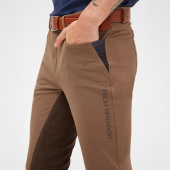 Men's Riding Breeches Baldur Jodhpurs Full Grip Taupe Men's Riding Breeches Baldur Jodhpurs Full Grip Taupe