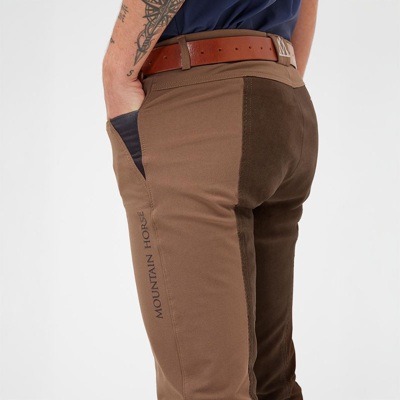 Men's Riding Breeches Baldur Jodhpurs Full Grip Taupe