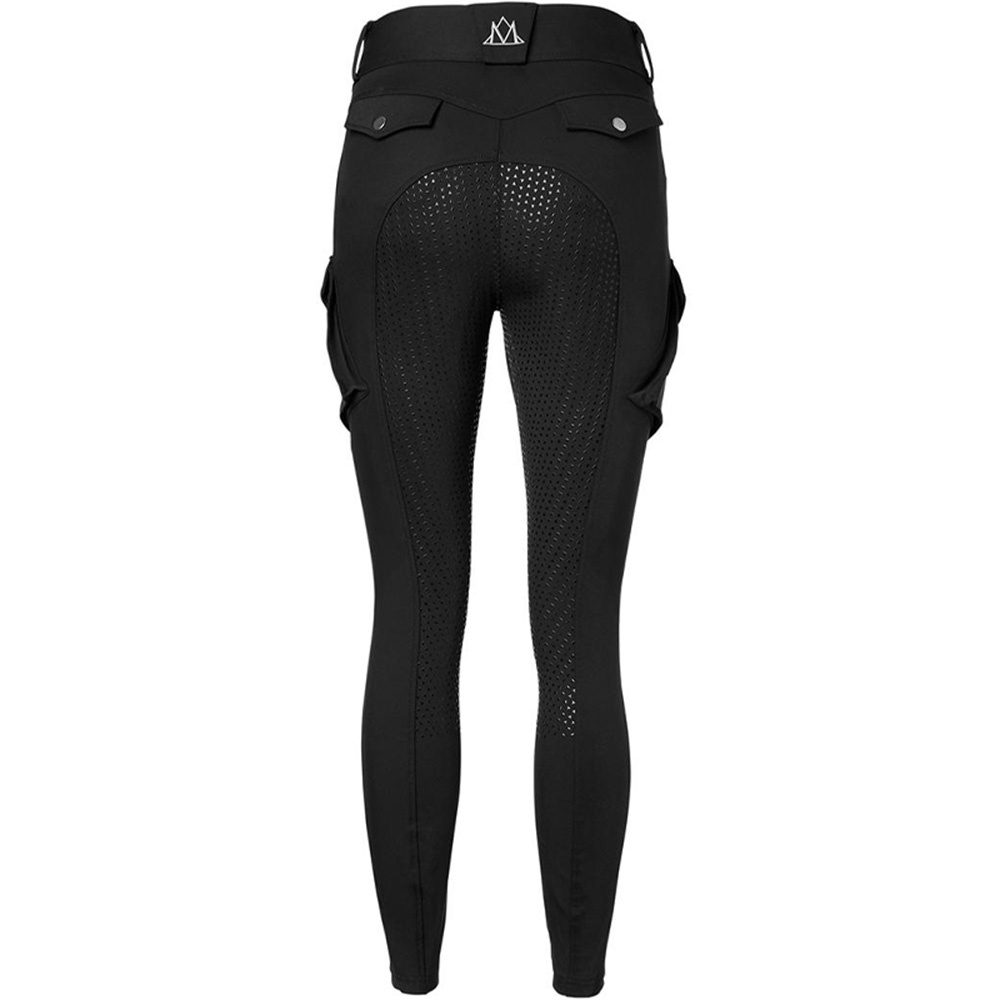 Riding Breeches Estelle Cargo Full Grip Black