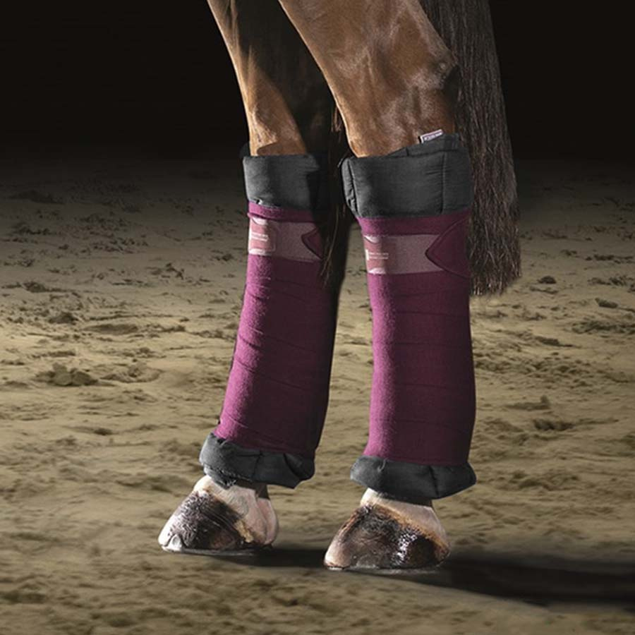 Quilted Bandage Pads 4-pack Black