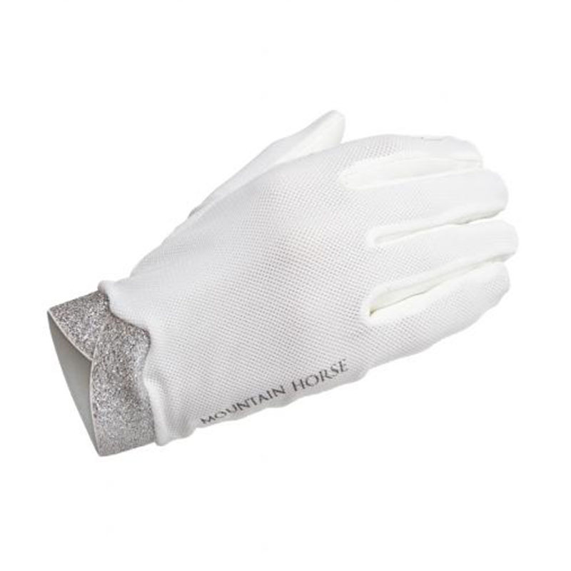 Riding Gloves Shine White