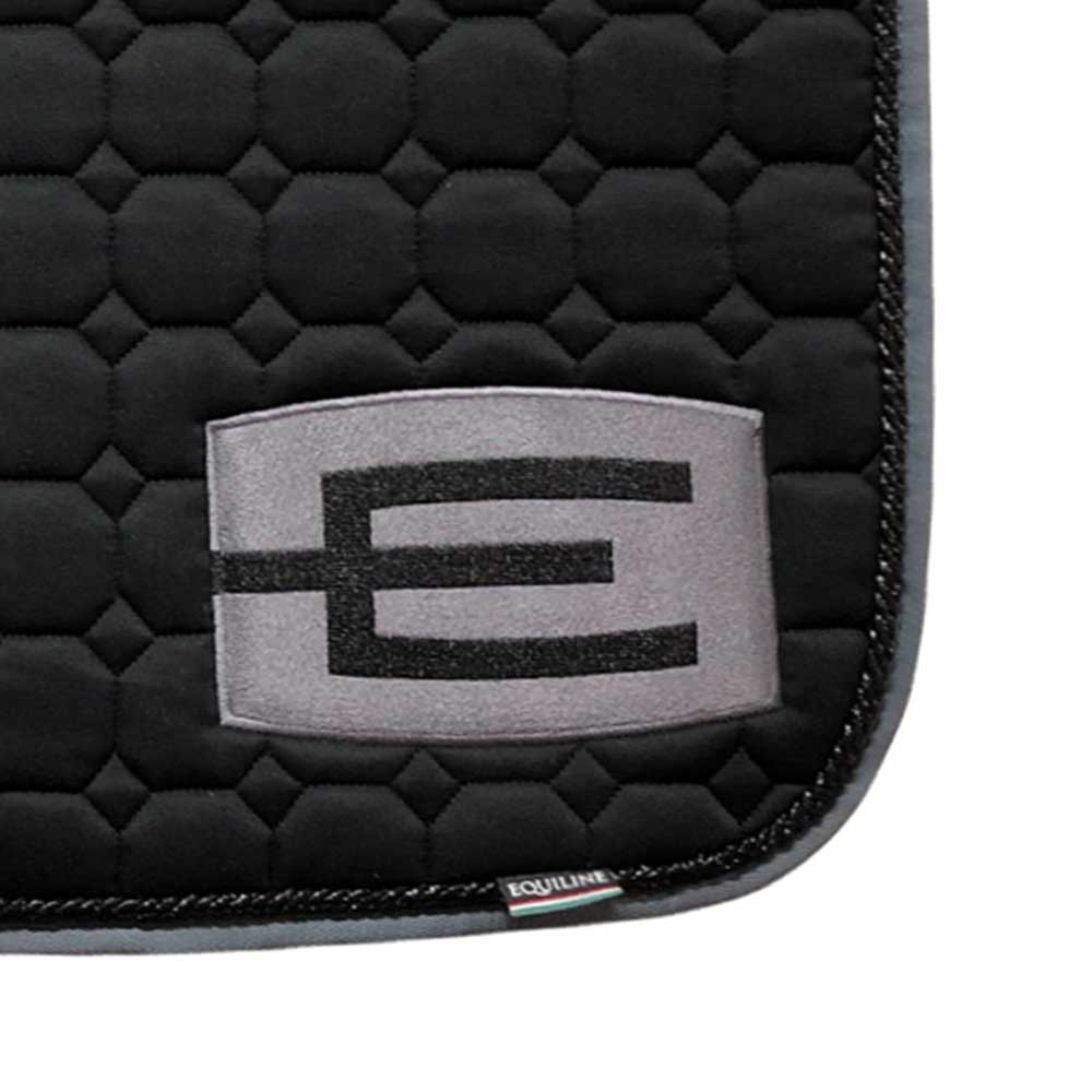 Saddle Pad E-logo Black Grey/Black