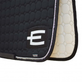 Saddle Pad E-logo Black Black/Silver