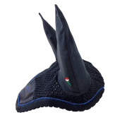 Ear Bonnet E-logo Navy Black/Blue