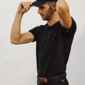 Polo Pique Men's Classic Black Polo Pique Men's Classic Black