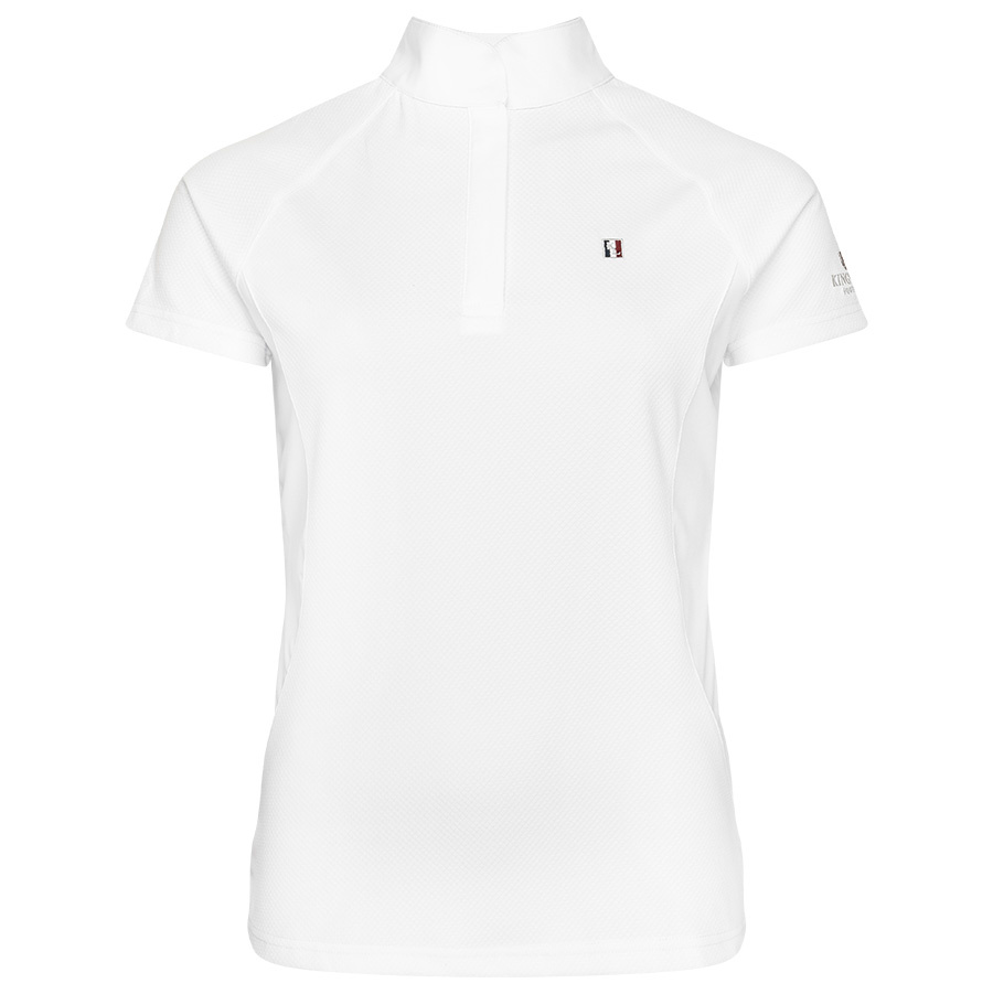Competition Shirt Children/Junior Classic Short Sleeve Girls White